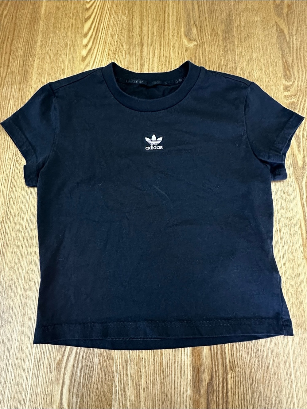 adidas Black Short Sleeve Tee
